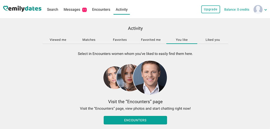 emilydates activity section