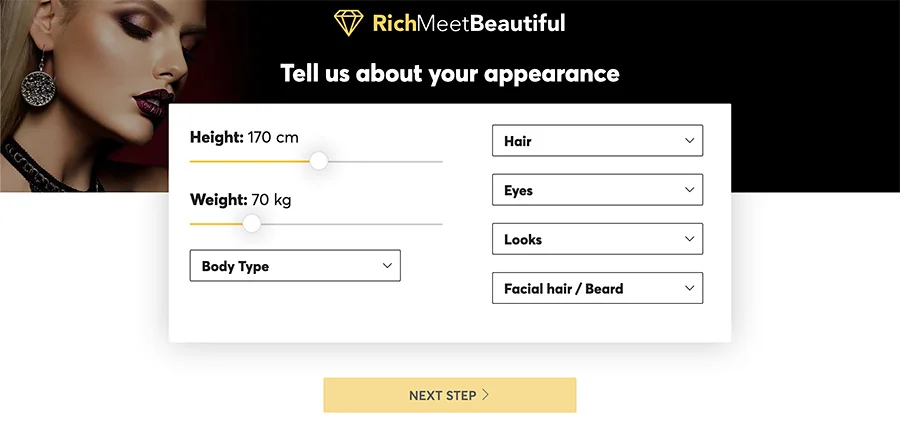richmeetbeautiful registration process