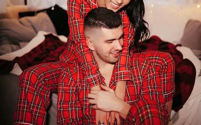 pajama set for sugar couple