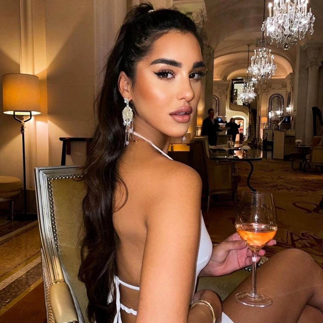 sugar baby drinking wine
