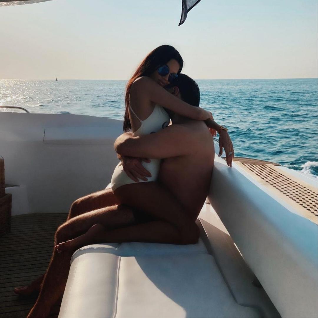 sugar baby and sugar daddy on yacht