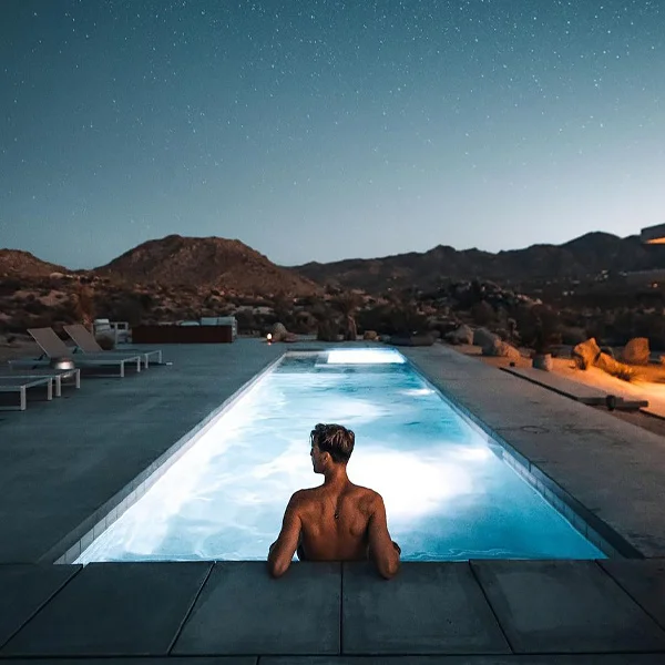 male sugar baby in swimming pool