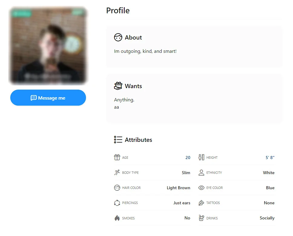 male sugar baby profile bio