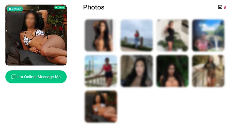 oursecret female profile photos
