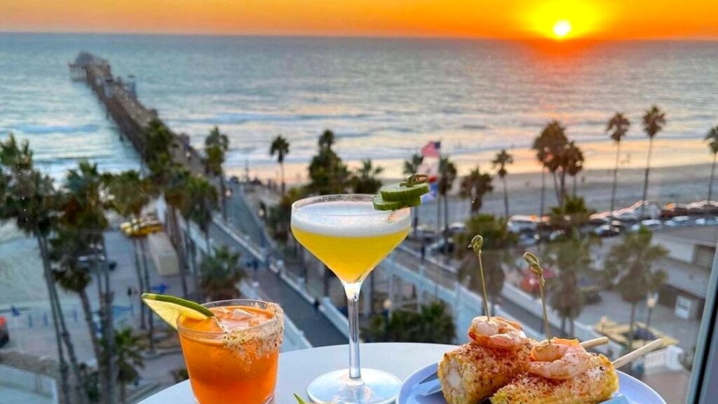 first date at the rooftop bar