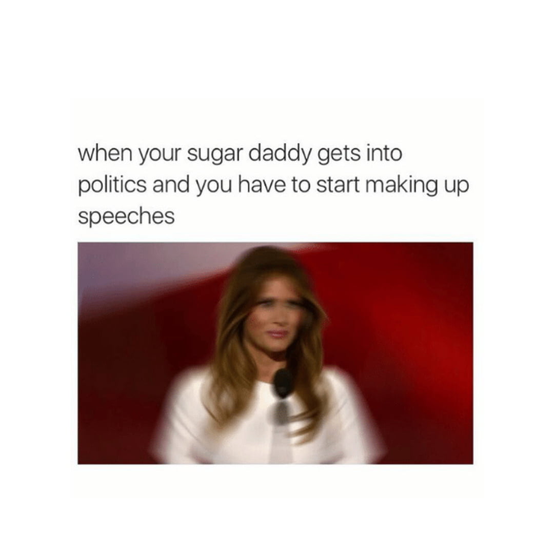 sugar daddy first lady meme