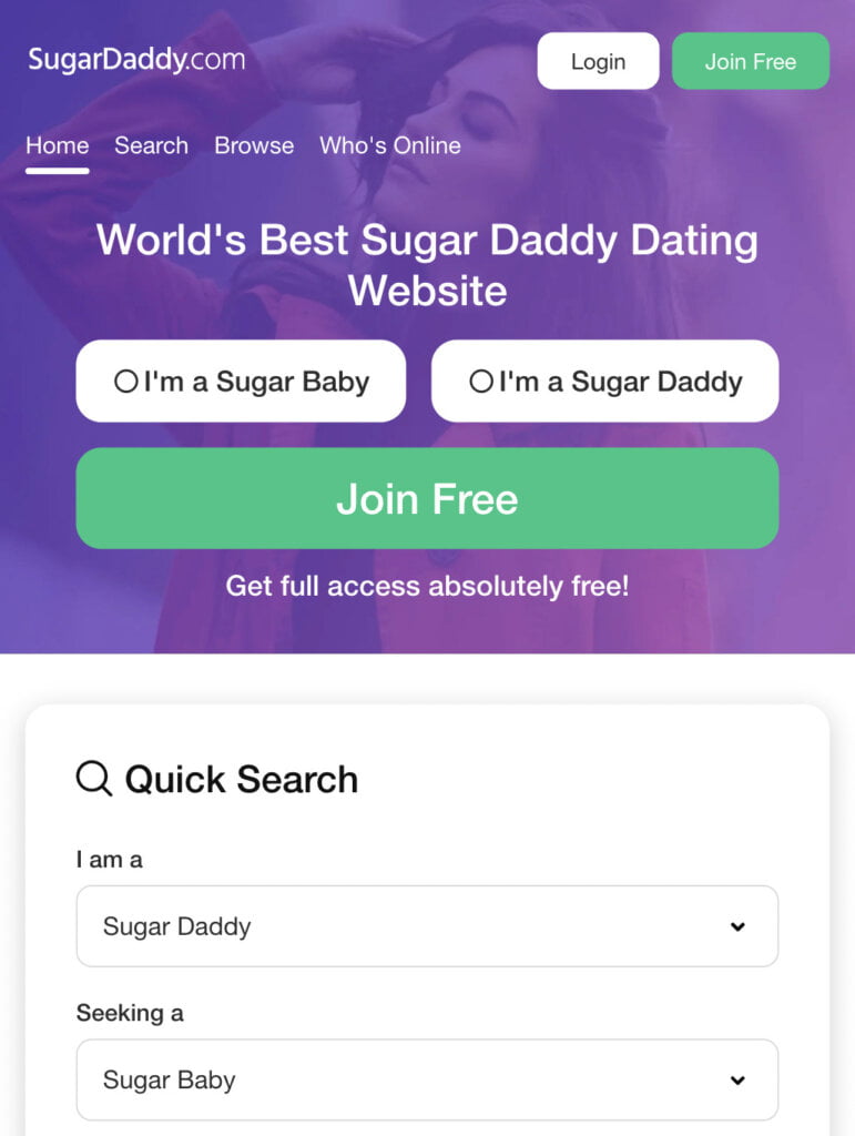 SugarDaddy.com sugar site