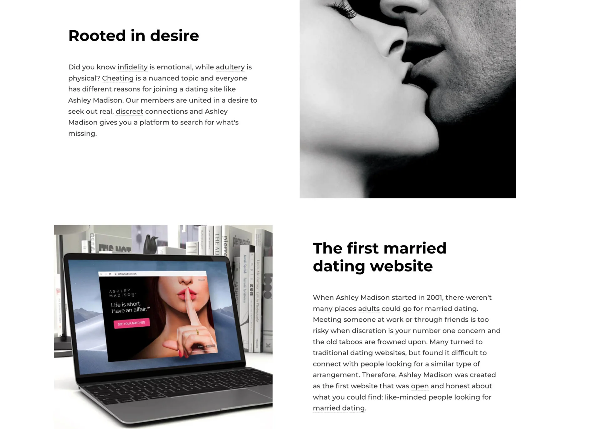 Ashley Madison site