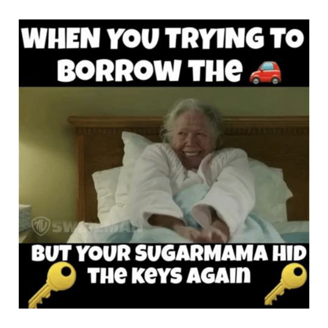 funny sugar momma meme