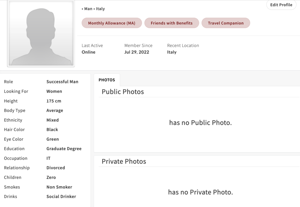 SugarBook's profile