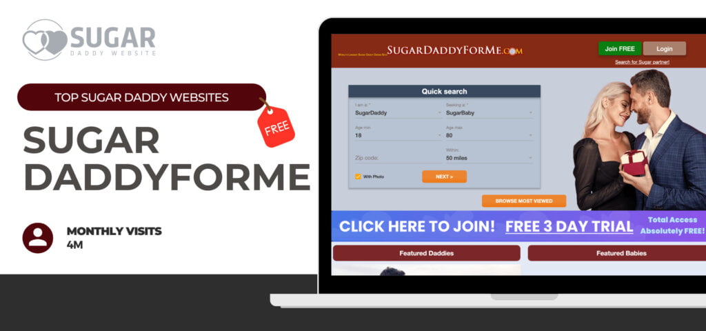 Free Sugar baby site - SugarDaddyForMe