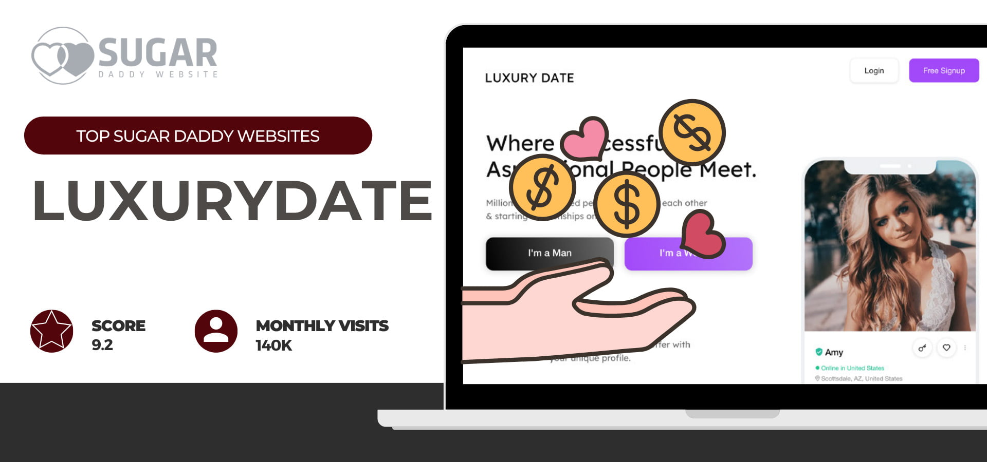 Sugar daddy site that sends money - LuxuryDate