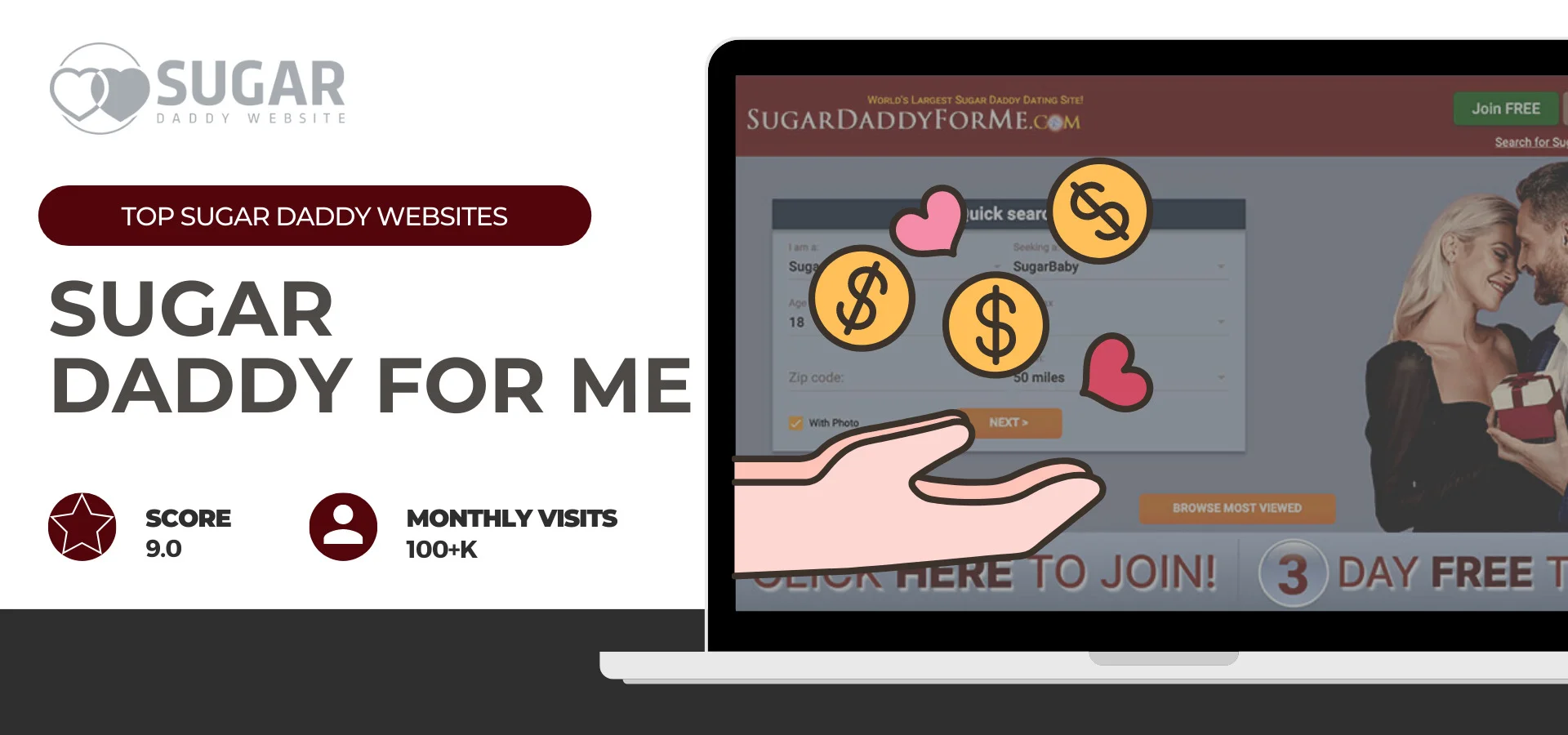 Sugar daddy site that sends money - SugarDaddyForMe