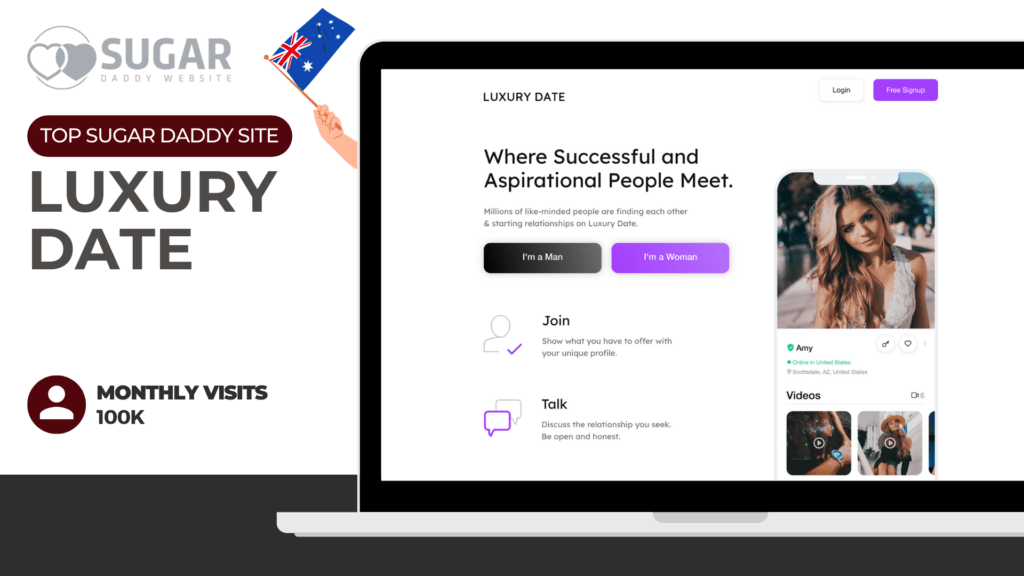 Sugar daddy site in AU - LuxuryDate
